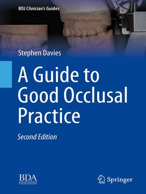 cover image of A Guide to Good Occlusal Practice